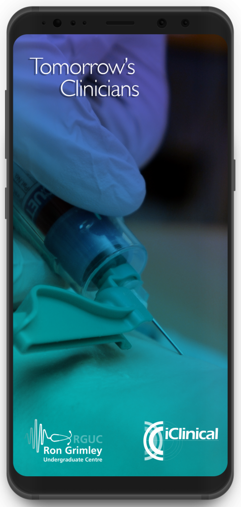 Clinical Examination in Practice Front screen design of app resources